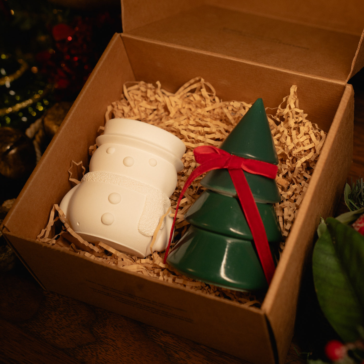 Set Navidad Festiva - Pino + Muñeco