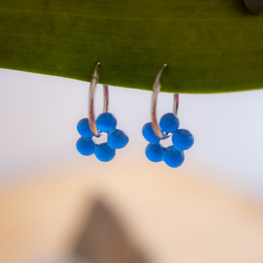 Flor de Vidrio - Aretes